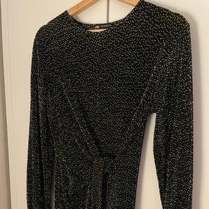 Zara Polka knee length dress